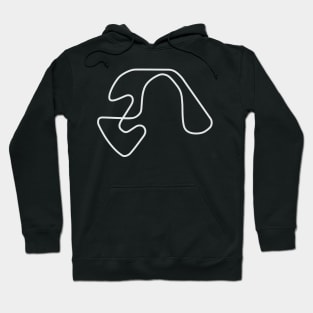 Ahvenisto Race Circuit [outline] Hoodie